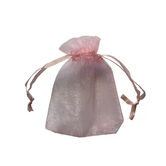Saquinho de Organza Rosa Claro 7x9cm — Moulin