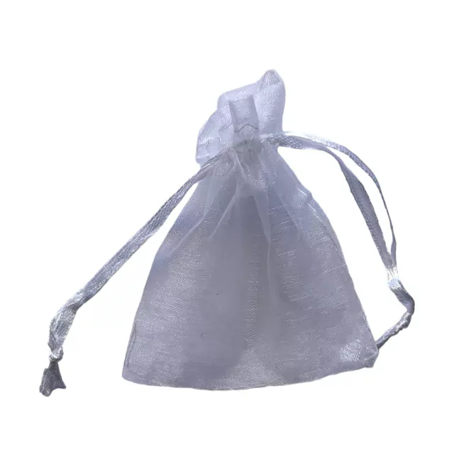 Saquinho de Organza Branco 9X12cm — Moulin