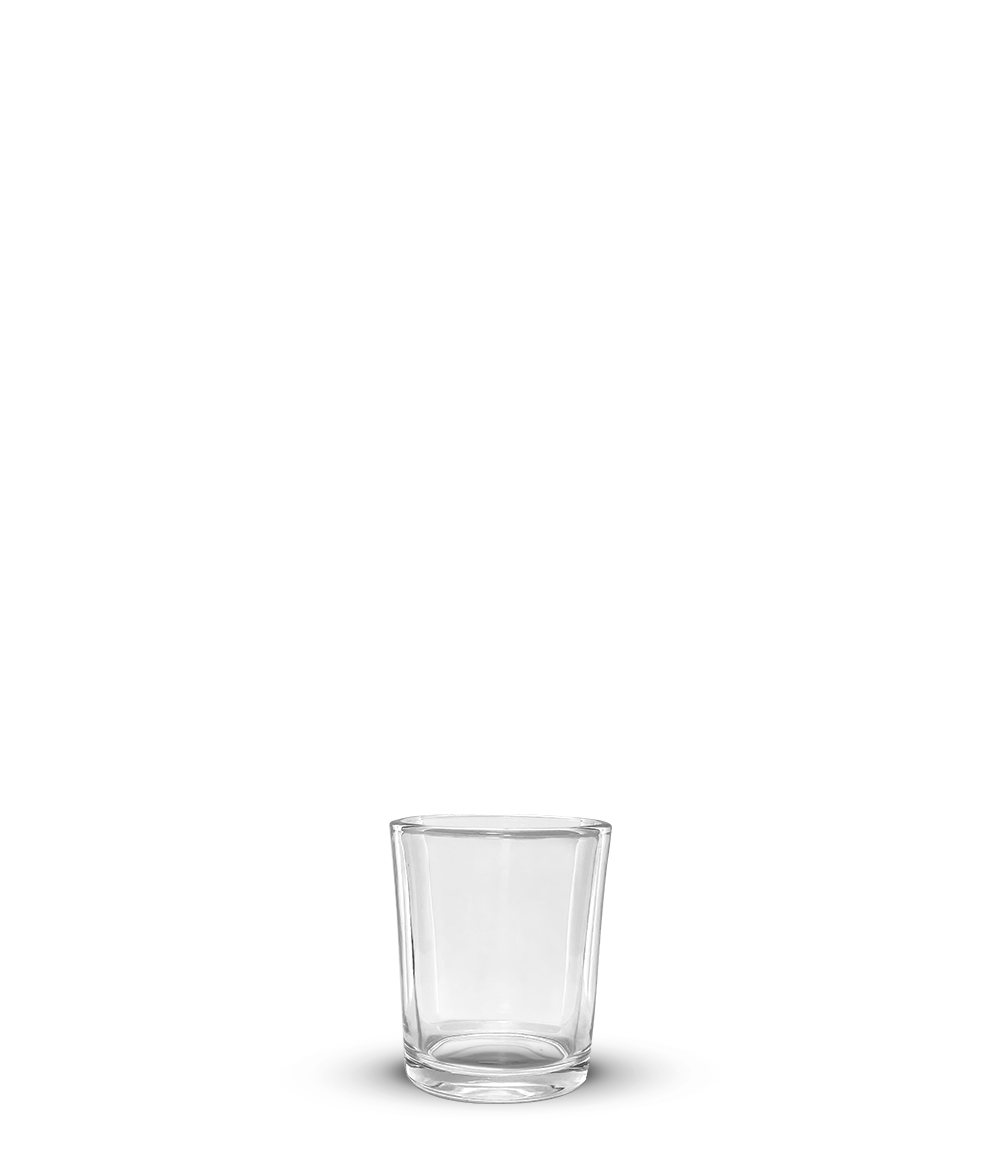 Copo de Vidro Redondo para Vela 70 ml — Moulin