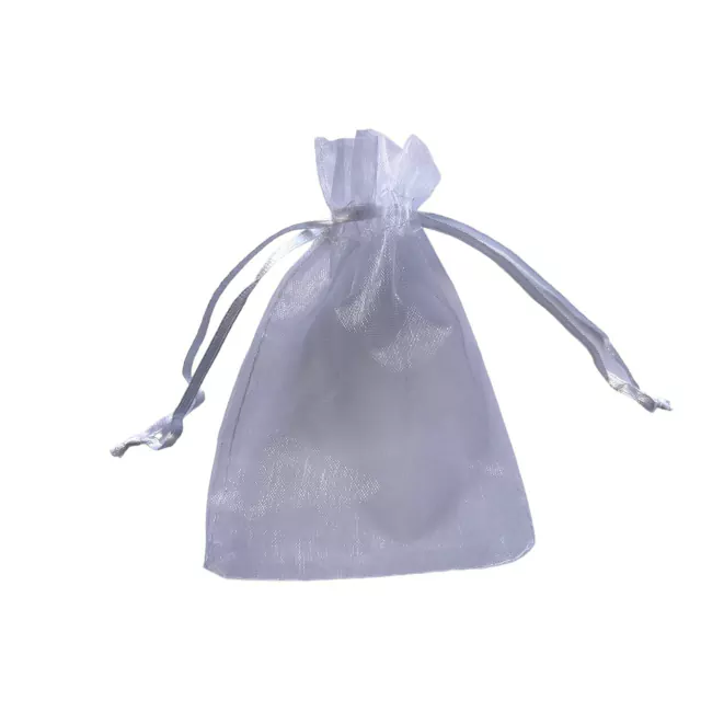 Saquinho de Organza Branco 7X9cm — Moulin